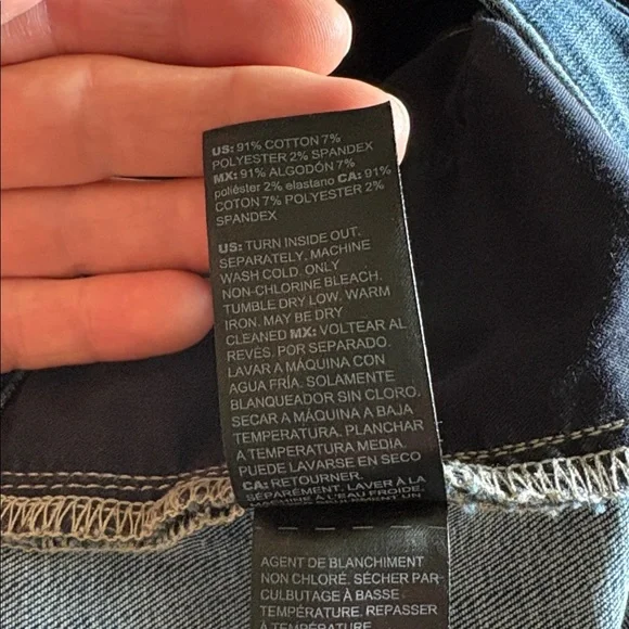 White House Black Market Denim wide leg jeans 6 - Picture 8 of 10